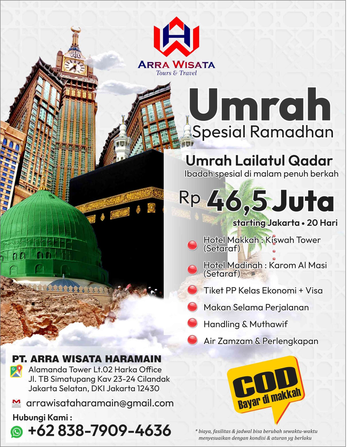 Brosur Paket Umrah Lailatul Qadar